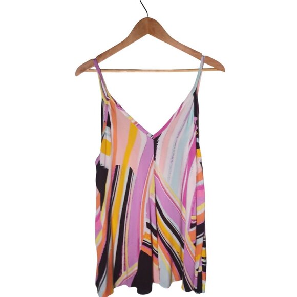 Intimately Free People Sundress Womens X Small Mini Artsy Flowy Abstract - Picture 1 of 8